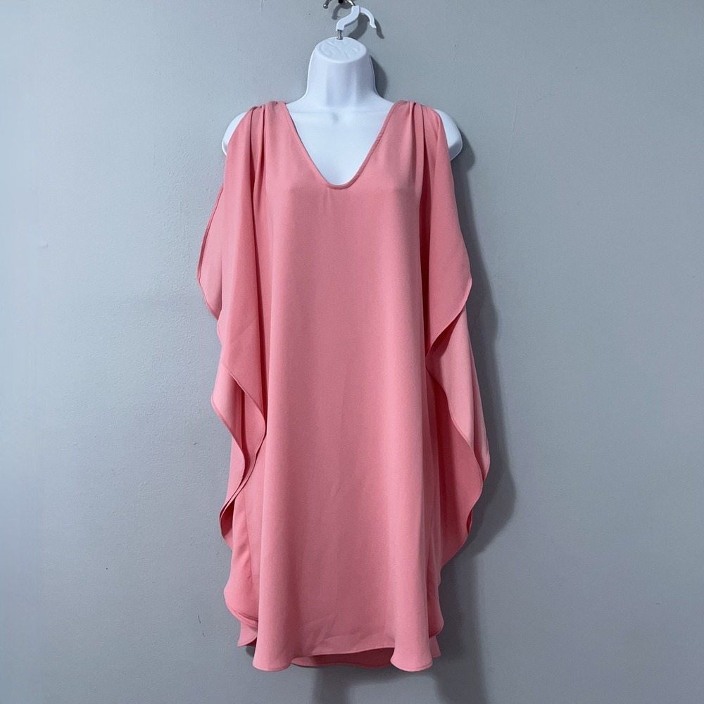 Trina Turk Haipo Dress Small Pink Desert Rose Short‎ Shift Mini Resort Vacation